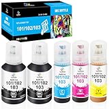 LeciRoba geeignet für 103 102 101 Multipack Verwendung mit ET-2710 ET-2711...