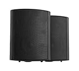 Pronomic USP-540 BK HiFi Wandlautsprecher Paar - 2-Wege Lautsprecher Boxen im...