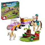 LEGO Friends Pferde- und Pony-Anhänger, Pferde-Spielzeug für Mädchen und...