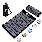 Mattibi® Akupressurmatte mit Kissen – Original Yantramatte für Rücken,...