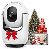 RADCLO 360° Überwachungskamera für den Innenbereich, 2K-Kamera, Nachtsicht,...
