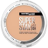 Maybelline New York 2-in-1 Puder Make-Up, Wasserfest und mattierend mit hoher...