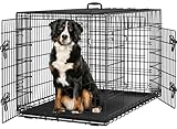 Yaheetech Hundekäfig 122 x 71 x 78 cm klappbar mit Trennwand, 2 Türen,...