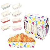 BUZIFU 100 Stück Einweg mini kuchenformen Muffinförmchen-Set Einwegbackformen...