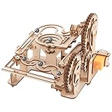 HOTUT Murmelbahn Trackball Modell Bausatz,253 Stück 3D Puzzle Holz...