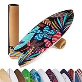 BoarderKING Indoorboard Wave Balance Board für Surfen und Indoor, Balance Board...