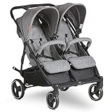 ABC Design Zwillingsbuggy Twin Circle - leichter und wendiger Kinderwagen für...