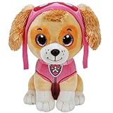 PAW Patrol Skye Plüsch Figur mit Glitzeraugen | 24 cm | Softwool