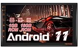 Android 11 Autoradio mit Navi 7 Zoll Bildschirm Doppel Din Car Radio Bluetooth...