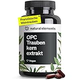 OPC Traubenkernextrakt - 240 hochdosierte Kapseln für 8 Monate - Reines OPC aus...
