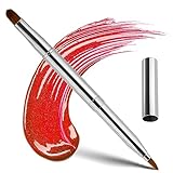 Einziehbare Lippen Makeup-Pinsel, Doppelendiger Lippenpinsel Mini lippenpinsel...