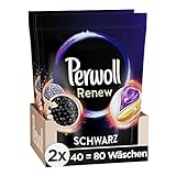 Perwoll Renew Caps Schwarz & Faser Waschmittel (80 Wäschen), sanft reinigende...