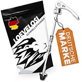 LOEVELOSI Fahrrad Schnellspanner extra leicht Hinterrad Achse, MTB, Trekking und...