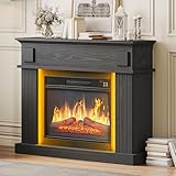 YITAHOME Elektrokamin, 23inch Realistischer 3D Flammeneffekt...