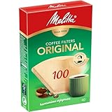 Melitta Original 100 Kaffeefilter braun, 40 Stück – Aromafilter, ungebleicht,...