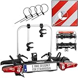 Uebler Fahrradträger F24 für 2 Fahrräder Auto Kupplungsträger faltbar E-Bike...