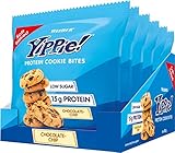 Weider Yippie Cookie Bites, Chocolate Chip, Eiweiß-Kekse mit Whey Protein, 15 g...