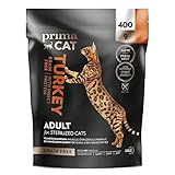 PrimaCat - Getreidefreies Alleintrockenfutter für Katzen mit Truthahn- &...