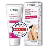 VERGLEICHSIEGER: Evolsin® Ekzem & Neurodermitis Creme I OHNE KORTISON I Lotion,...