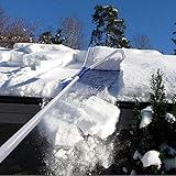 18 Fuß lang Dachrechen zur Schneeräumung - Aluminiumstiel kann auf 5,5 m...