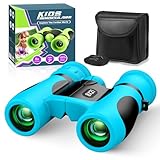 Fernglas Kinder 8X21 mit Vogelbeobachtungs-Buch, Mini Fernglas Kinder Spielzeug...