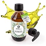 VitaFeel Rizinusöl 250 ml - 100% reines kaltgepresstes Öl, nativ Ph. Eur.,...