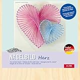 Pebaro NB6 Nagelbild Kreativ Set, Bastelset, Fadenbild, Fadenspannbild, String...