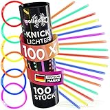 molinoRC 100x Knicklichter Party Set - [EXTRA HELL] - Knicklichter Kinder - 100...