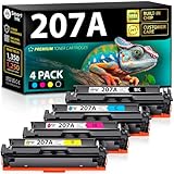 Smart Ink Kompatibel 207A Toner Mit Chip für HP 207A HP 207X (Schwarz Cyan...