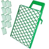 ToolSpace 10x Abstreifgitter für Wandfarbe Farbgitter für Farbeimer Farbe...