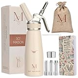 SO’Maison Sahnespender 500 ml – Hochwertiger Sahnesiphon für Schlagsahne,...