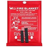 Löschdecke 160x180 für küche - Feuerlöschdecke DIN EN 1869:2019 Sicherheit...