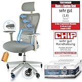 CLOUVOU CleverSeat Bürostuhl Ergonomisch [TESTSIEGER] Schreibtischstuhl 100%...