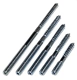 rohrfix-24 150 Stück Stockschrauben M8 mit Torx, 5 gängige Abmessungen,...