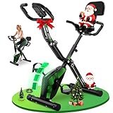 3-in-1 Heimtrainer Fahrrad Klappbar, Hometrainer Fahrrad mit Handpulsmessung,...