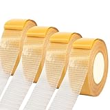 HFDONGL 4 Rolls Doppelseitiges Klebeband Extra Stark Teppich Klebeband 3cm x 20m...