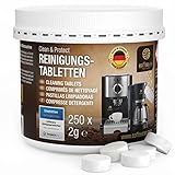 Coffeeano 250 Reinigungstabletten für Kaffeevollautomaten und Kaffeemaschinen....