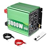 Yinleader Reine Sinuswelle Wechselrichter 3000W /6000W 12V DC auf 230V AC mit 3...