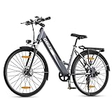 Qekud 26' Elektrofahrrad,26Zoll Elektrofahrrad Trekkingrad e-City Fahrrad mit...