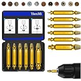 Schraubenausdreher Set 6 Stück, Hergestellt aus HSS 4341, Beschädigte Schraube...