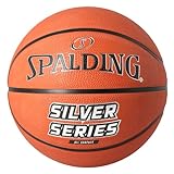 Spalding - Silver Series - Basketball - Größe 5 - Basketball - Zertifizierter...