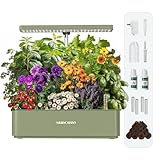 SUNCOZE Hydroponisches Anzuchtsystem, Indoor Kräutergarten Set mit...