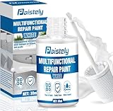 Emaille Reparatur Lack 30 ml, Badewannenlack Weiß, Emaille Reparaturfarbe Dient...