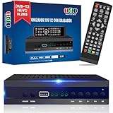 FIYAPOO DVB HD HDMI TV-Receiver, TDT DVB-T2 H265 HEVC FTA, PVR, USB, MPEG-2/4,...