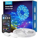 Govee WiFi LED Strip 5m, Smart RGB LED Streifen, App-steuerung, Musik Sync,...