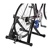 Relaxdays Rollentrainer Fahrrad, klappbarer Radtrainer für 26-28 Zoll Reifen,...