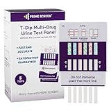 Prime Screen Drogentest schnelltest 6-in-1 Urin Drogentest 5x Drogentest auf...