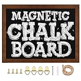 Okydoky Magnetische Kreidetafel mit Holzrahmen, Schreiben mit Kreide, zum...