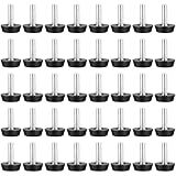 40 STK Stellfüße M6 Verstellbare Möbelfüße Stellfuß m6 x 20 mm,...