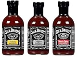 Jack Daniel's - Barbecue Grillsaucen Set - Original, Sweet & Spicy und Honey BBQ...